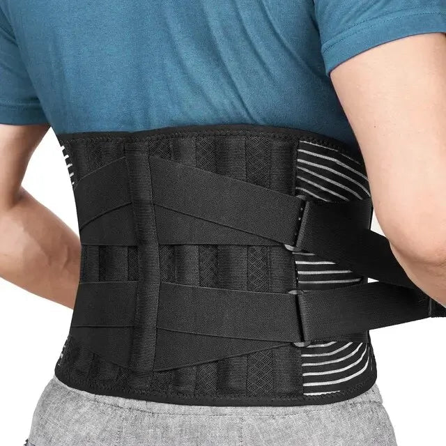 Lumbar Support Belt 360 Degree Stabilization Memory Aluminum Supports