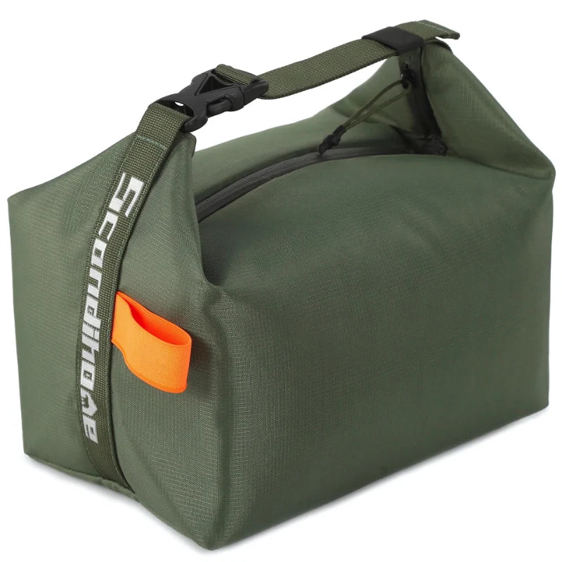 Lunch Bag Insulated Foldable Polyester Zipper & Soft Handle