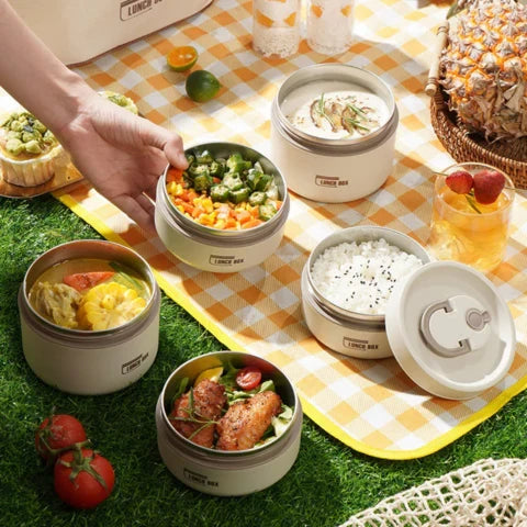 Lunch Box Set Stainless Steel Insulated & Leak-Proof