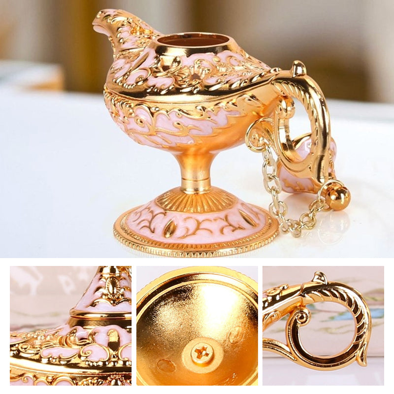 Magic Lamp 3D Embossed Zinc Alloy
