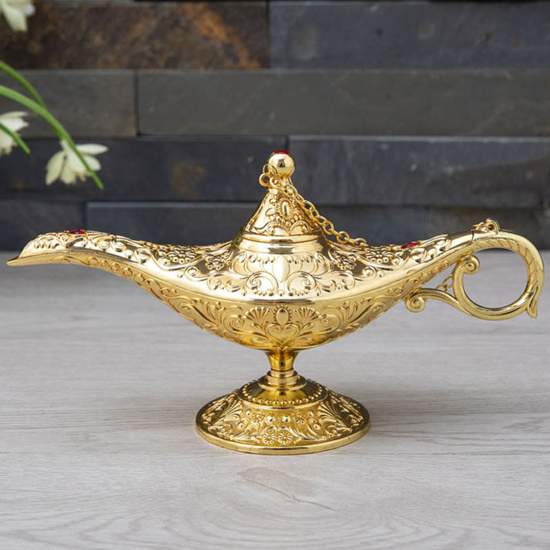 Magic Lamp 3D Embossed Zinc Alloy