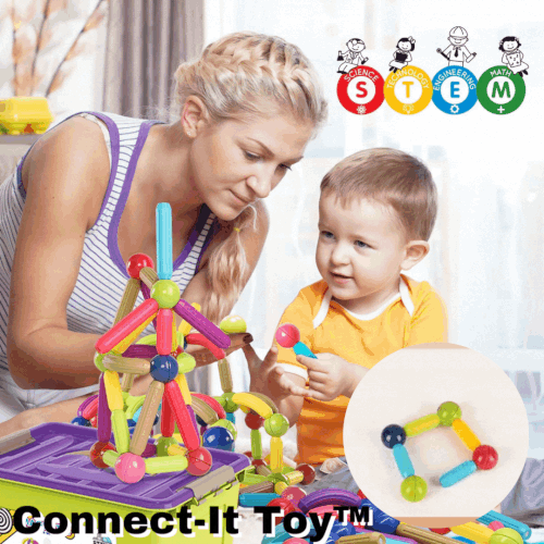 Magnetic Building Set Easy Connect BPA-Free STEM