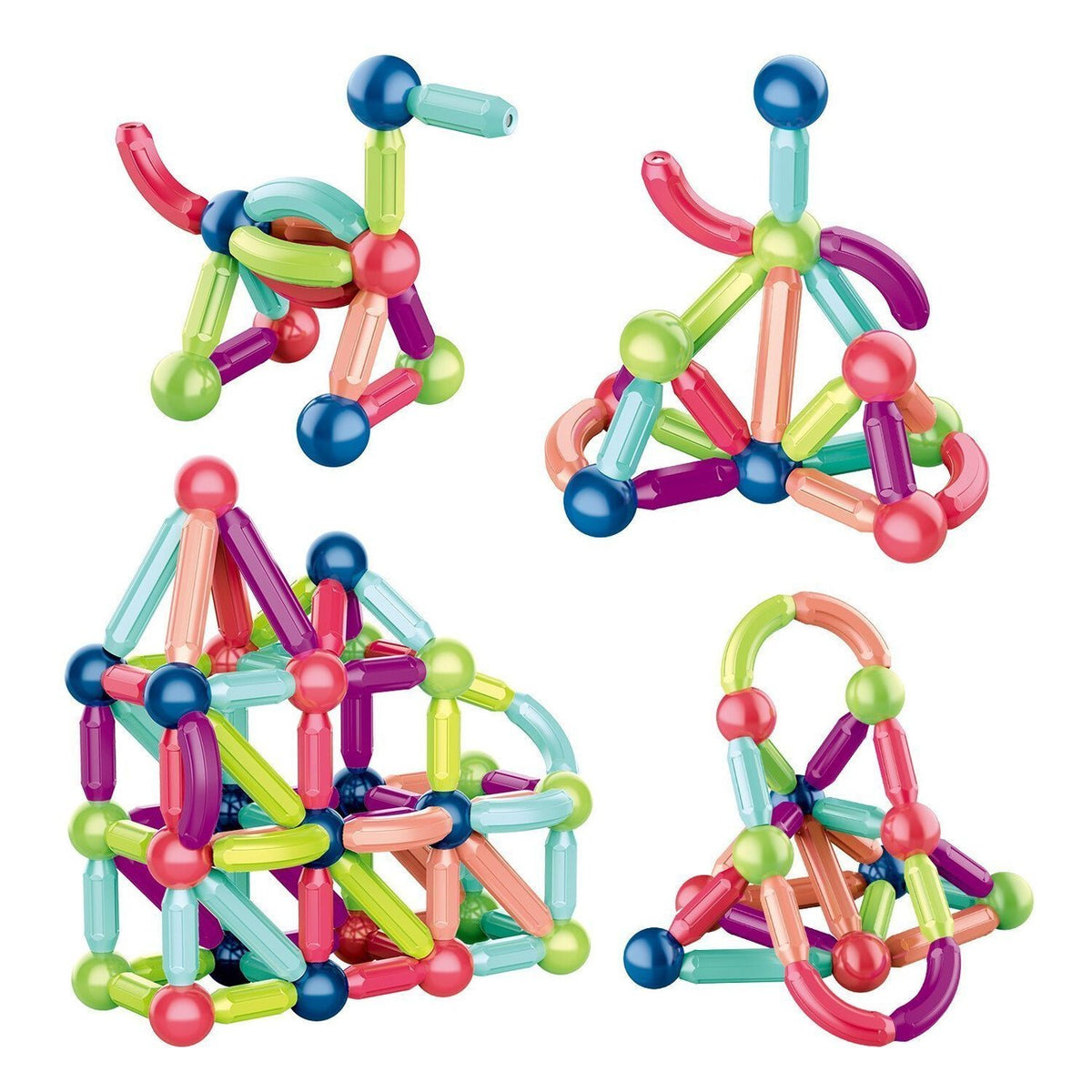 Magnetic Building Set Easy Connect BPA-Free STEM