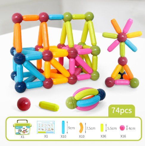 Magnetic Building Set Easy Connect BPA-Free STEM