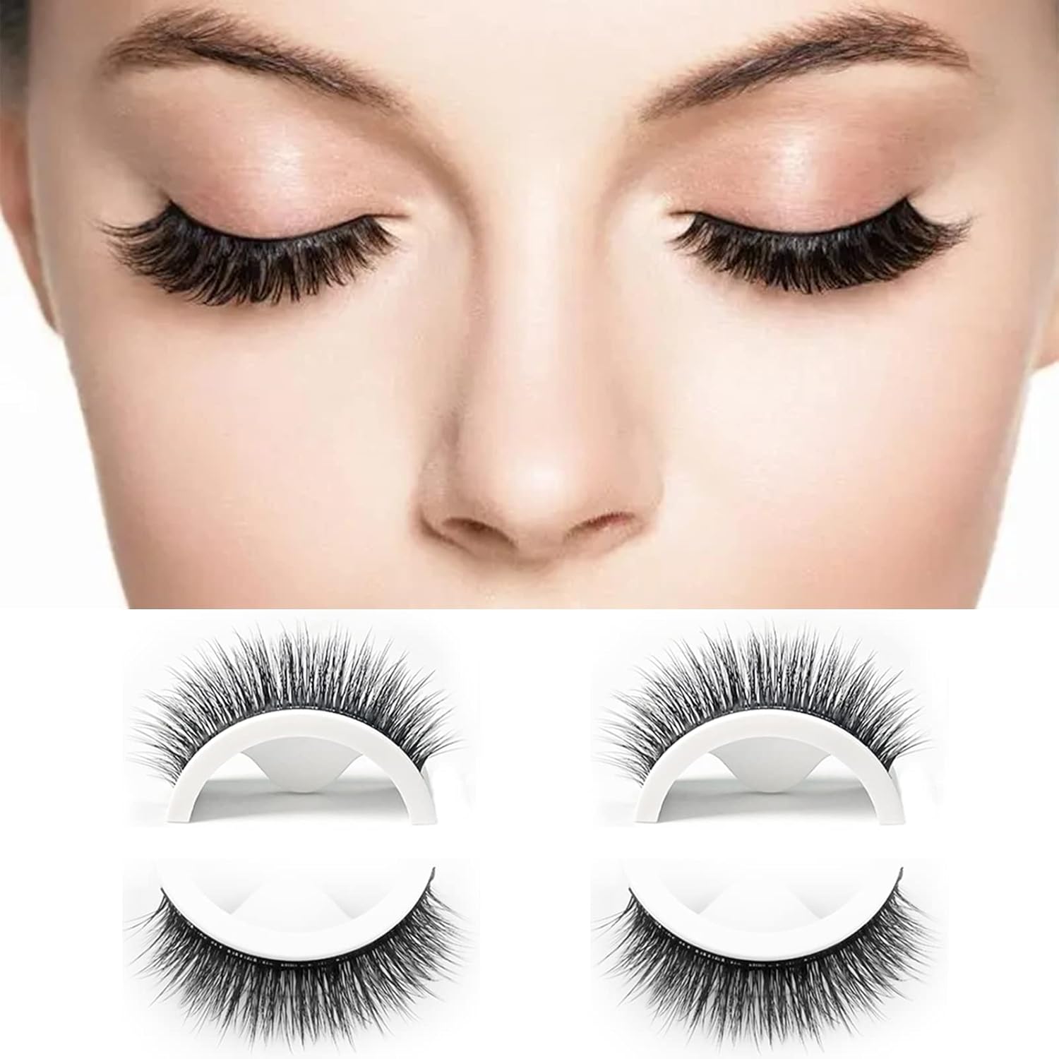 Magnetic Eyelashes Glue-Free Reusable & Washable