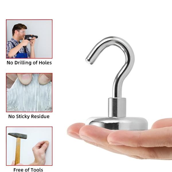 Magnetic Hooks Strong Hold 22 Lbs