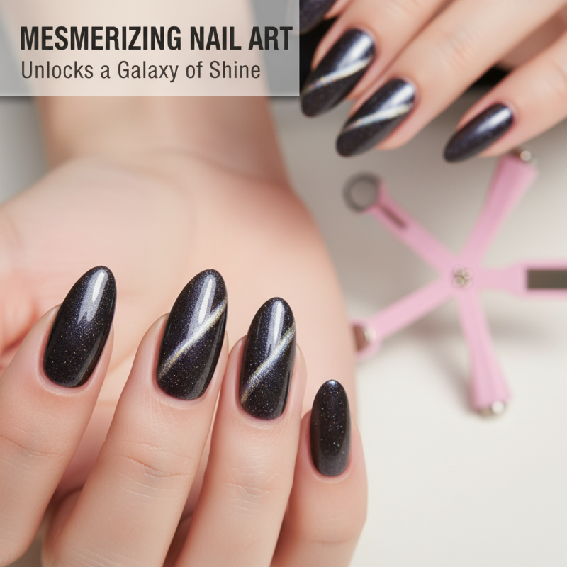 Magnetic Nail Tool 0.51 Inch Magnet 8 Patterns