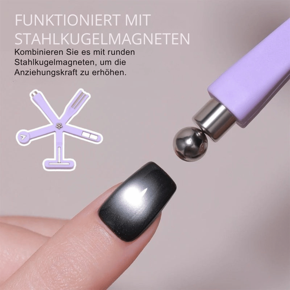 Magnetic Nail Tool 0.51 Inch Magnet 8 Patterns