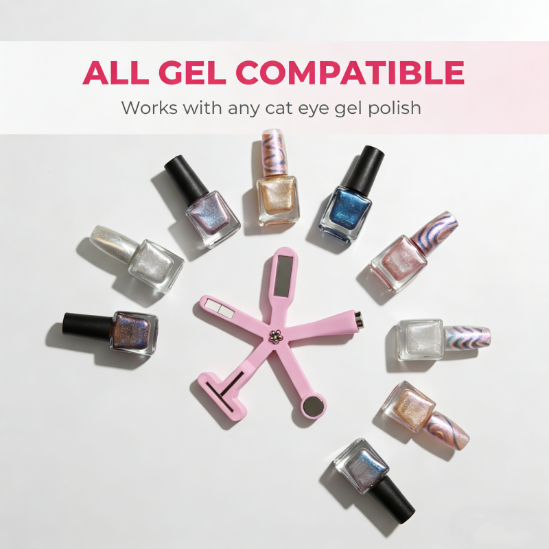 Magnetic Nail Tool 0.51 Inch Magnet 8 Patterns