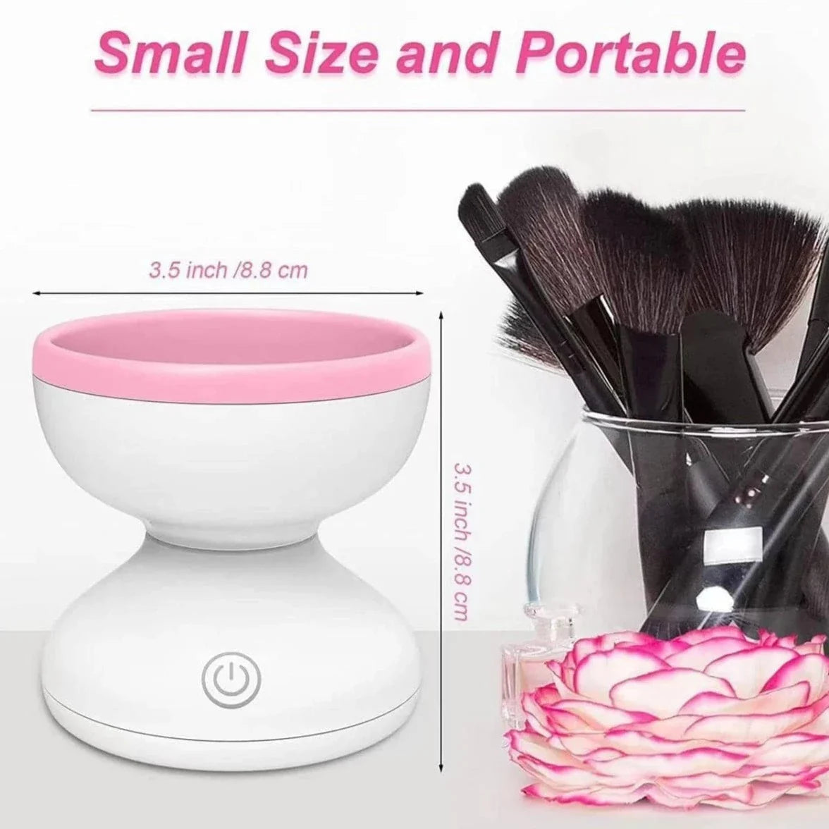 Makeup Brush Cleaner USB-Powered Rotating Deep Clean