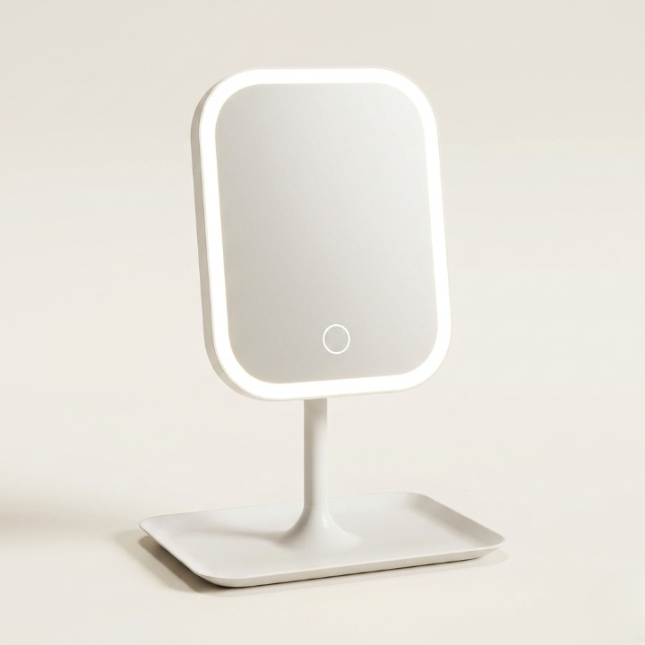 Makeup Mirror LED 3 Light Colors Touch Dimmer