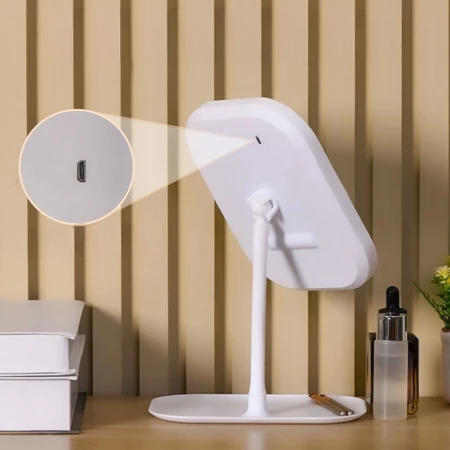 Makeup Mirror LED 3 Light Colors Touch Dimmer