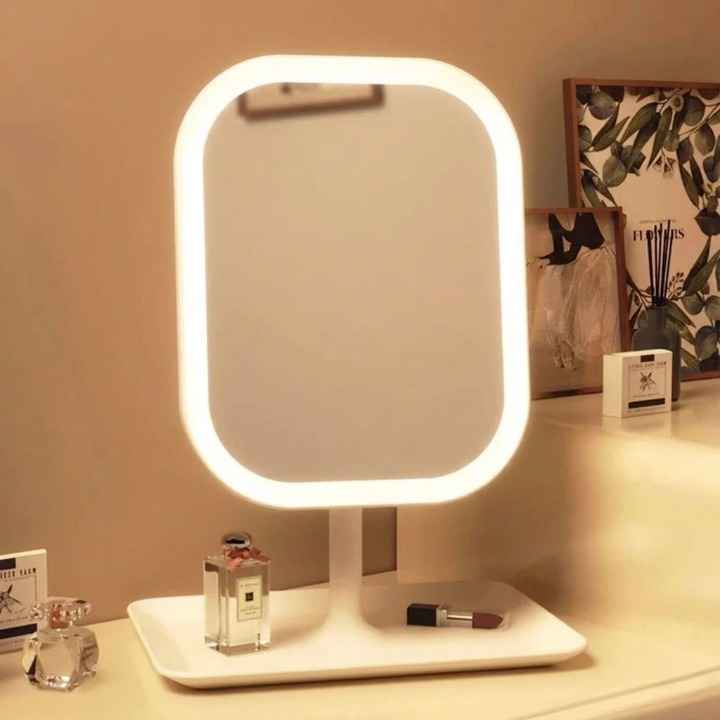 Makeup Mirror LED 3 Light Colors Touch Dimmer