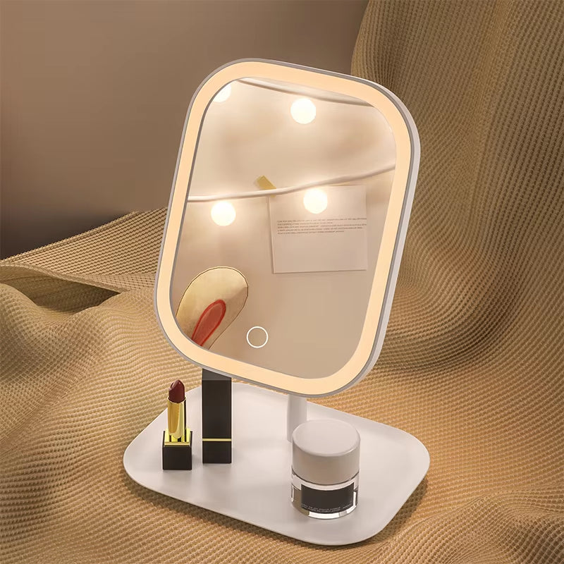 Makeup Mirror LED 3 Light Colors Touch Dimmer