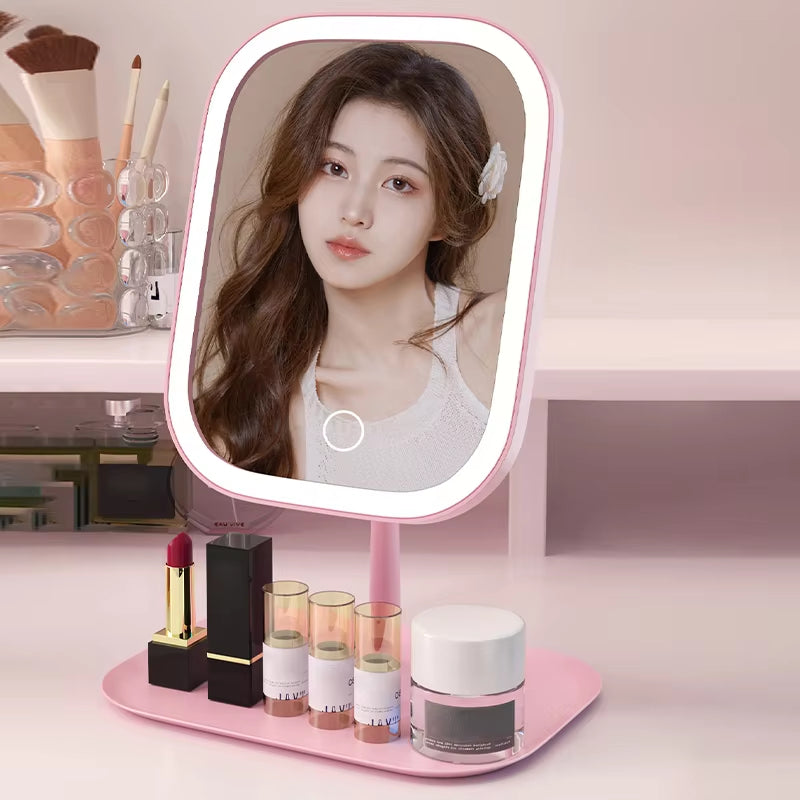 Makeup Mirror LED 3 Light Colors Touch Dimmer