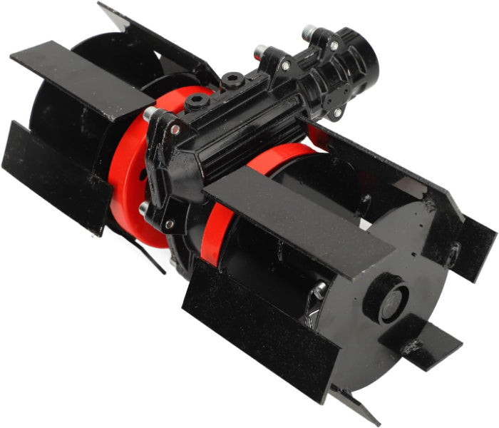 Manual Garden Cultivator Wheel-Lever Mechanism Ergonomic Handle