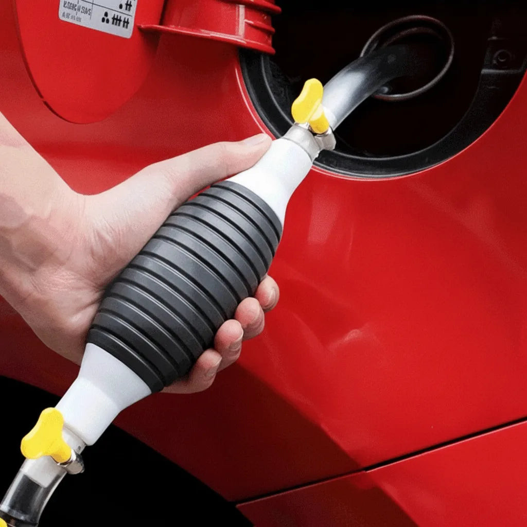 Manual Siphon Pump Large-Caliber 2-Meter Hoses Fuel & Water