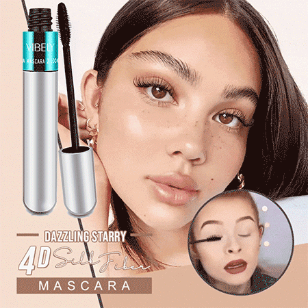 Mascara Dual Brush Silk Fiber & Waterproof