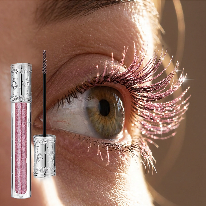 Mascara Instant Curl Waterproof Glitter Finish