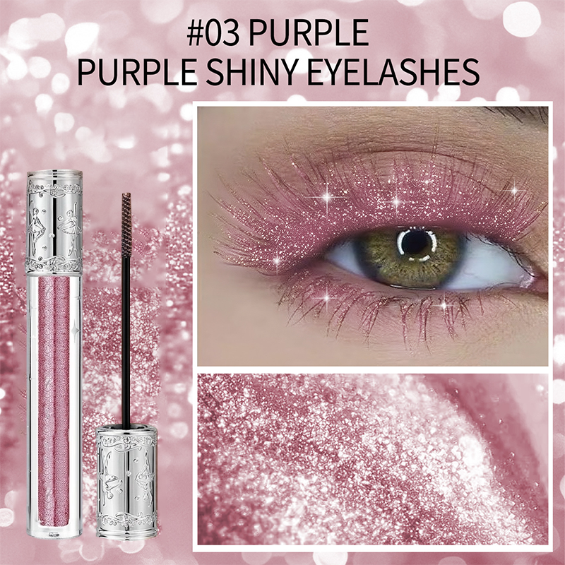 Mascara Instant Curl Waterproof Glitter Finish