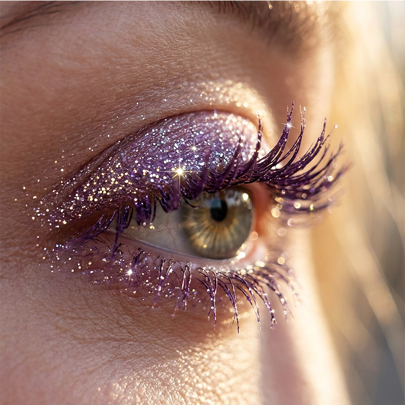 Mascara Instant Curl Waterproof Glitter Finish