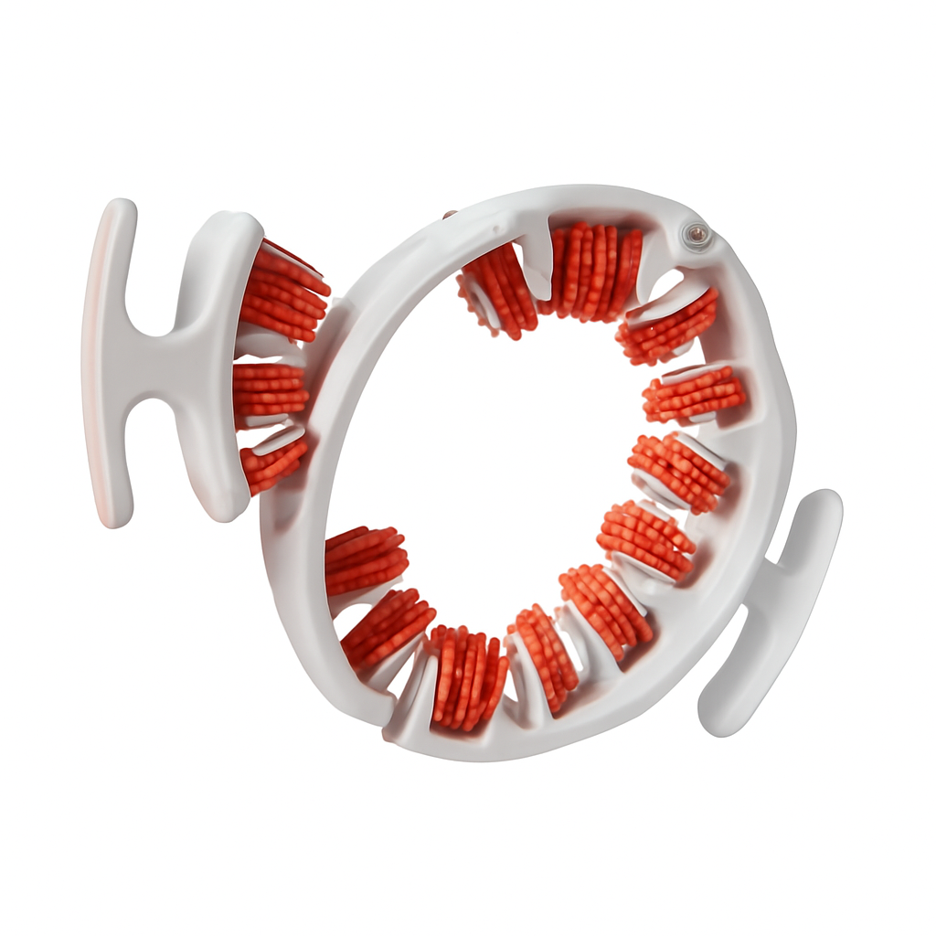 Massage Roller 3D Texture Adjustable 180 Degree Non-Slip Grip