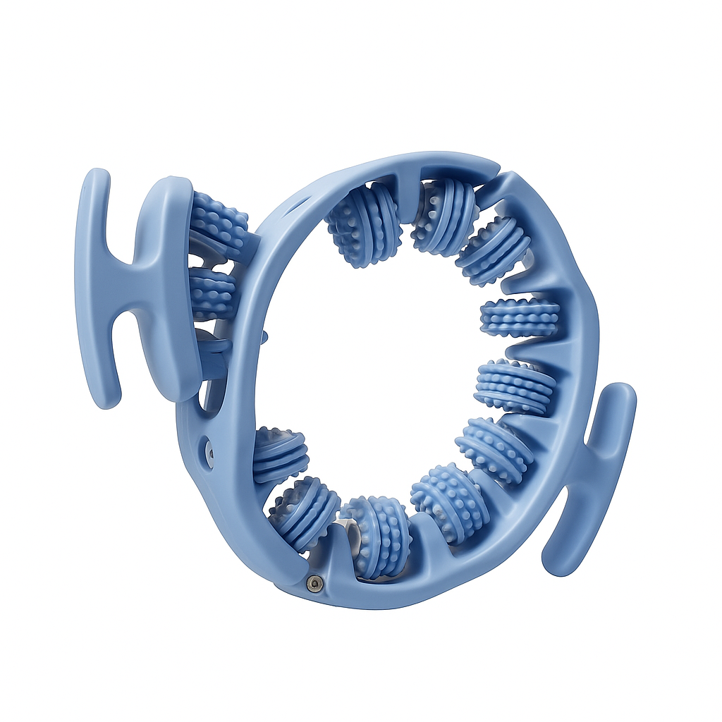 Massage Roller 3D Texture Adjustable 180 Degree Non-Slip Grip