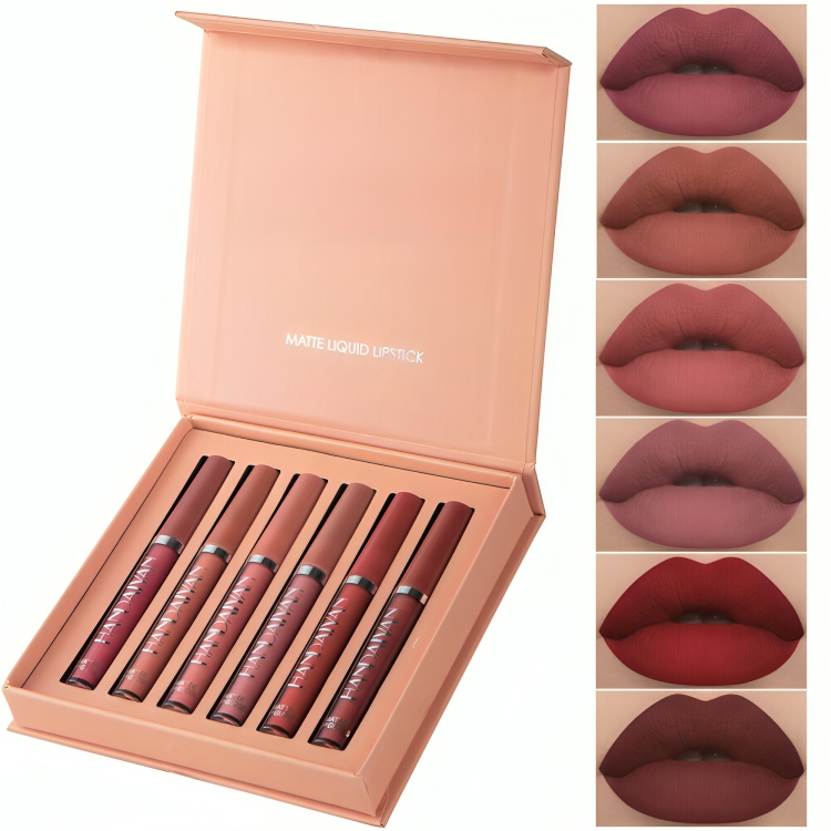 Matte Liquid Lipstick Set Long-Lasting Waterproof Vitamin E
