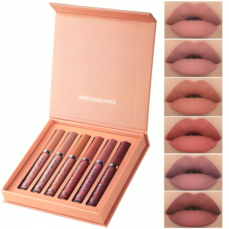 Matte Liquid Lipstick Set Long-Lasting Waterproof Vitamin E