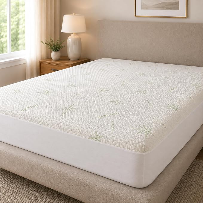 Mattress Protector Bamboo Cooling 3D Air System