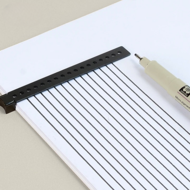 Measuring Ruler 6-In-1 Stainless Steel Pocket-Sized