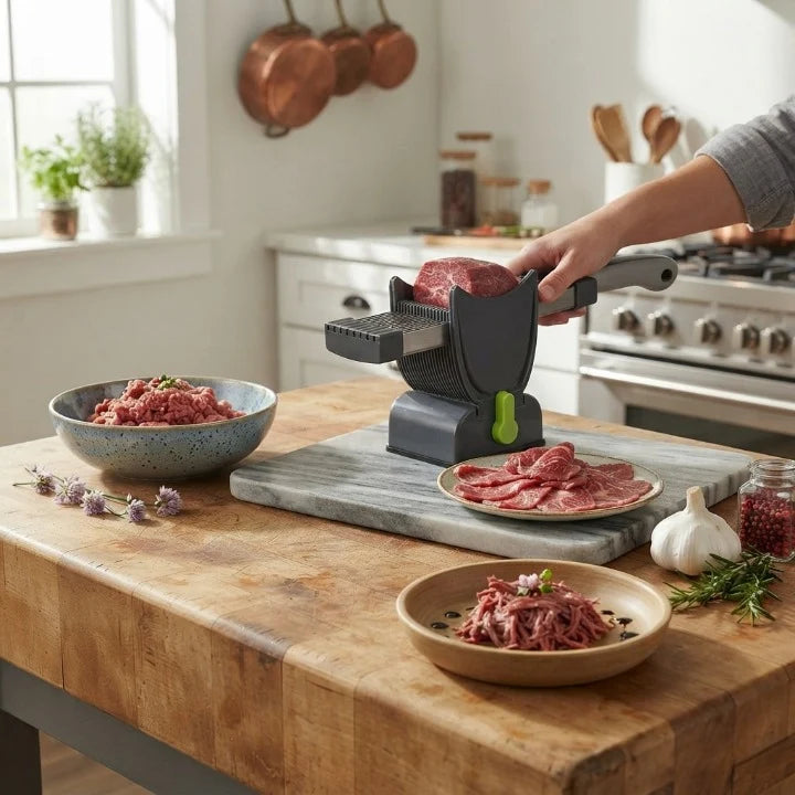 Meat Slicer Set Stainless Steel Comb Blade Guide