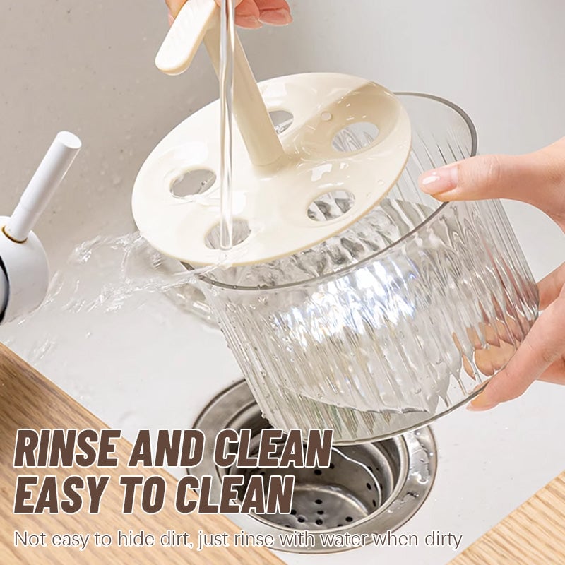 Meatball Press Even Shaping Glass Container & Airtight Lid