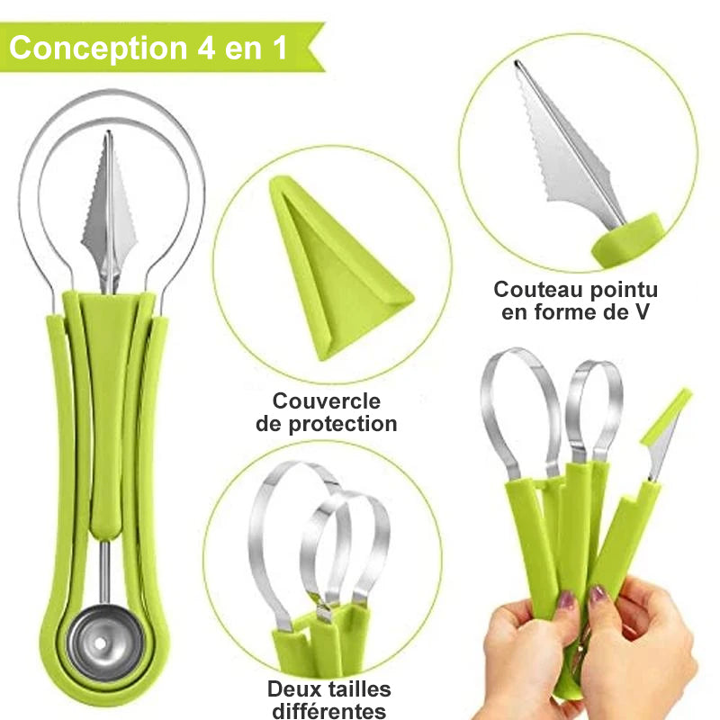 Melon Baller Multifunctional Stainless Steel Ergonomic Handle