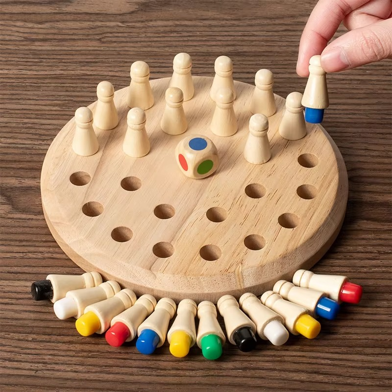Memory Game Wooden Dice Controlled