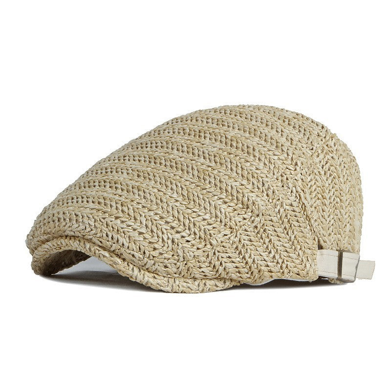 Men's Cap Breathable Herringbone Adjustable Fit & UV Protection