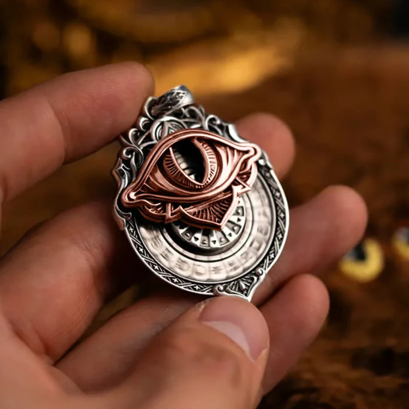 Men's Pendant Necklace Mystical Eye Vintage Style