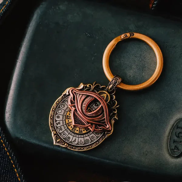 Men's Pendant Necklace Mystical Eye Vintage Style