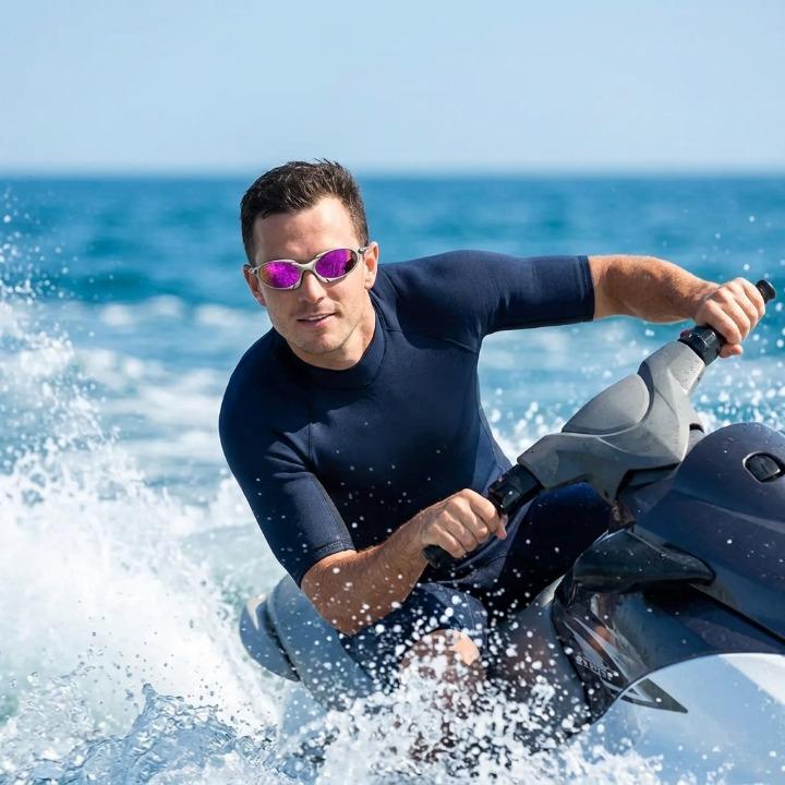 Men's Sports Sunglasses Polarized UV400 Titanium Frame
