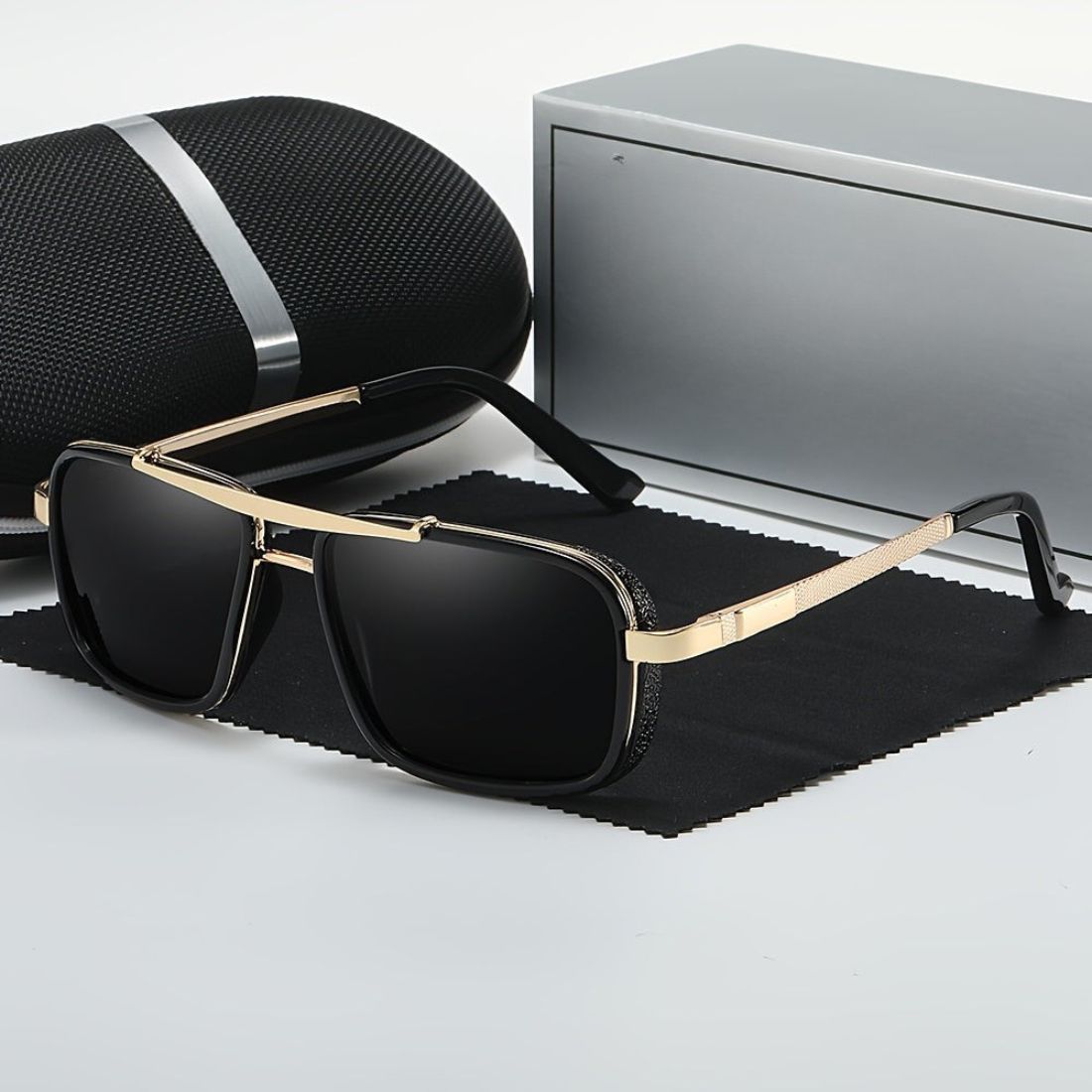 Men's Sunglasses Polarized Stainless Steel Frame