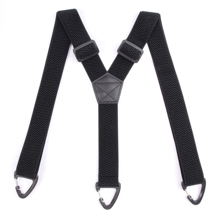 Men's Suspenders 1.5 Inch Wide X-Back Hook Clips