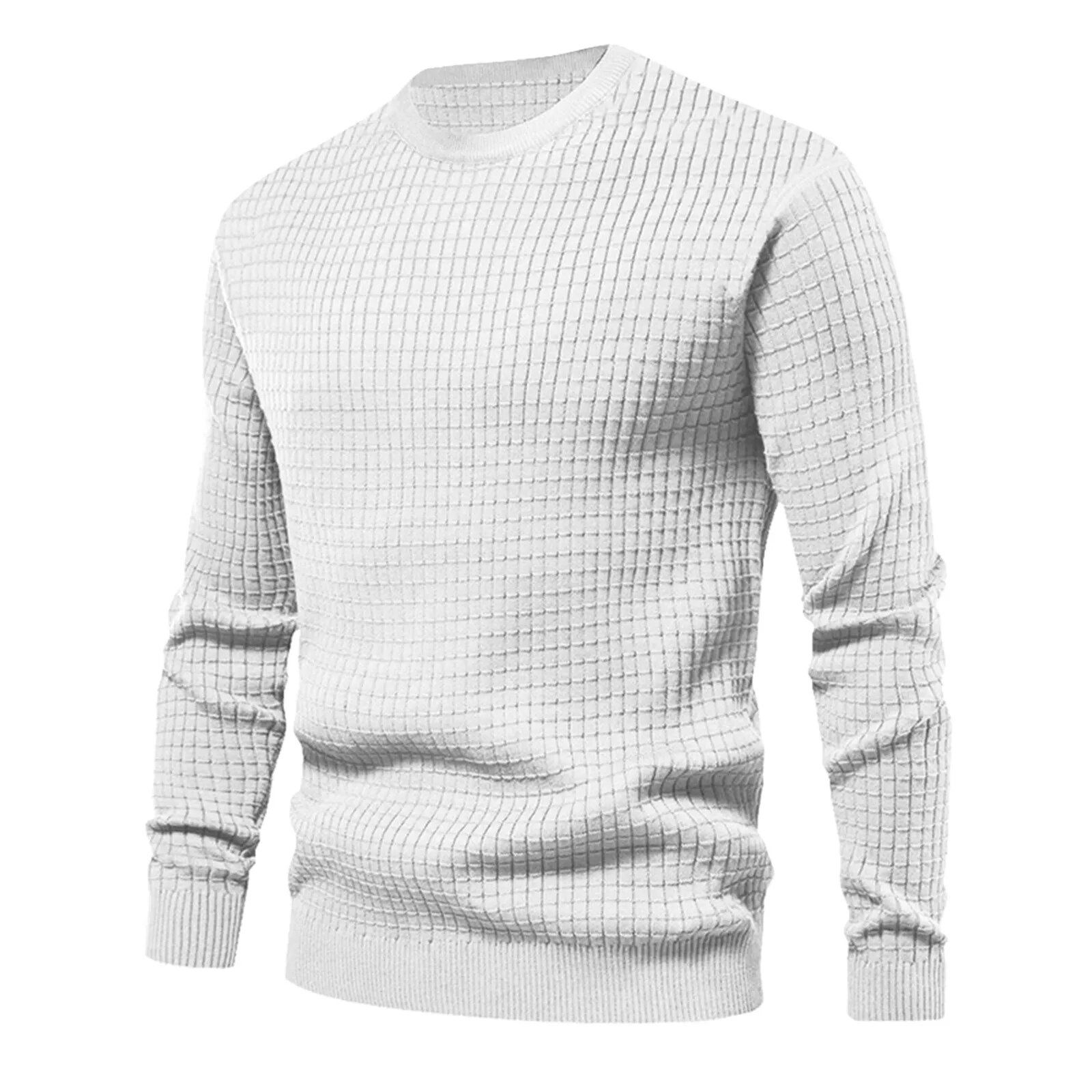 Men's Sweater Classic Crewneck Polyester Warm