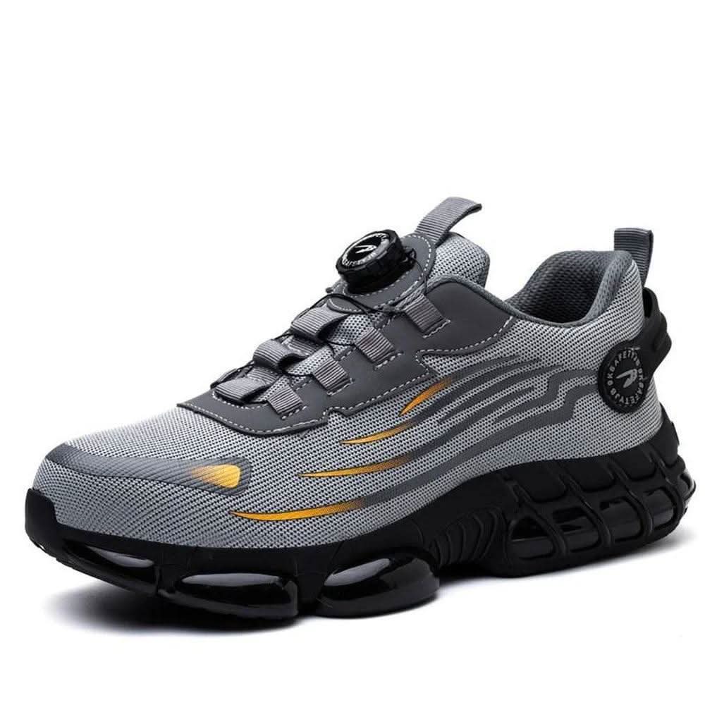 Men's Work Shoes Arch Support Wide Toe Slip-Resistant Sole