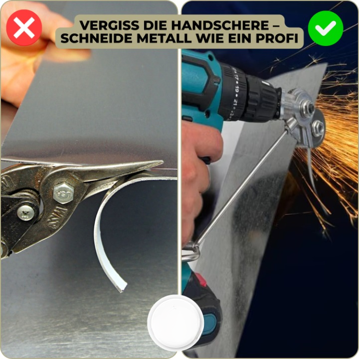 Metal Cutting Attachment Universal Burr-Free Safe Operation