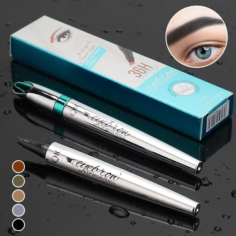 Microblading Eyebrow Pencil 4-Needle Tip Waterproof & Smudge-Proof