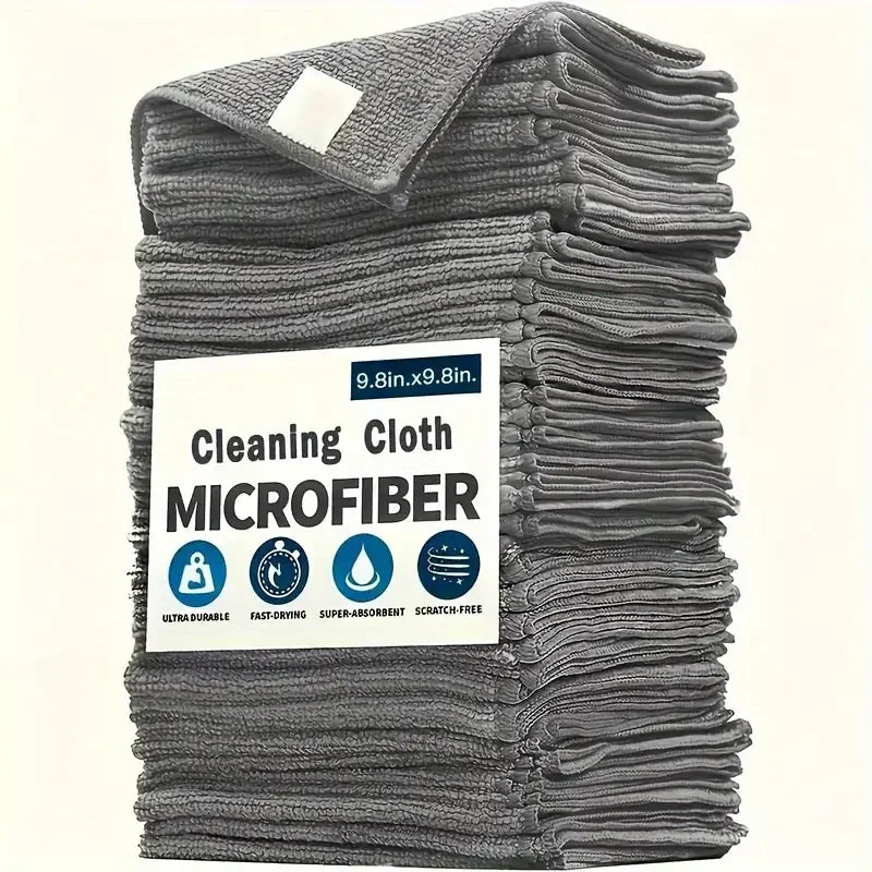Microfiber Cleaning Cloths Ultra-Absorbent & Scratch-Free Set of 5