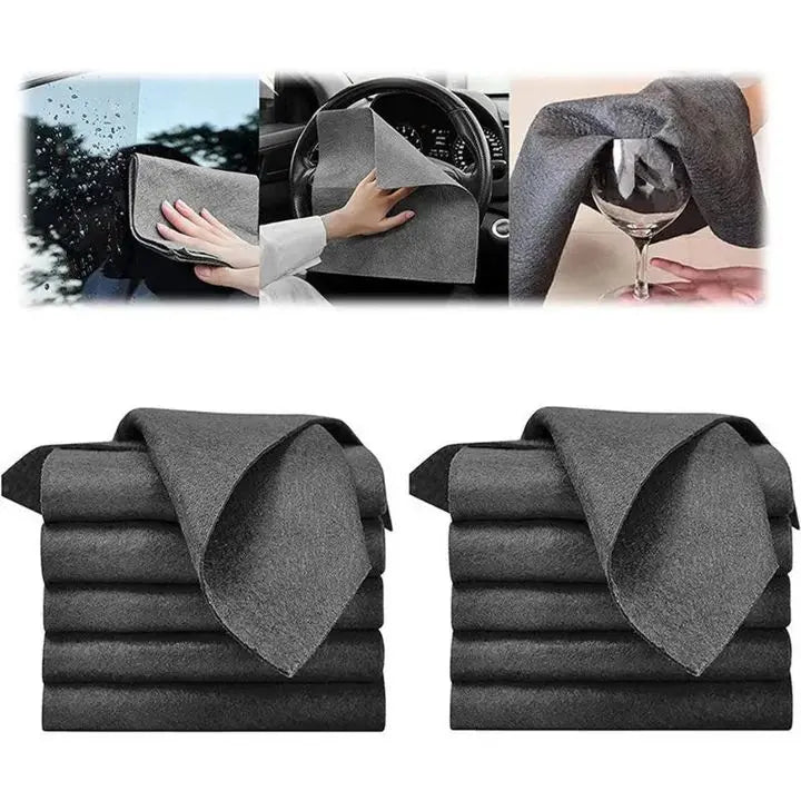 Microfiber Cloths Streak-Free Ultra-Absorbent 10 Pack