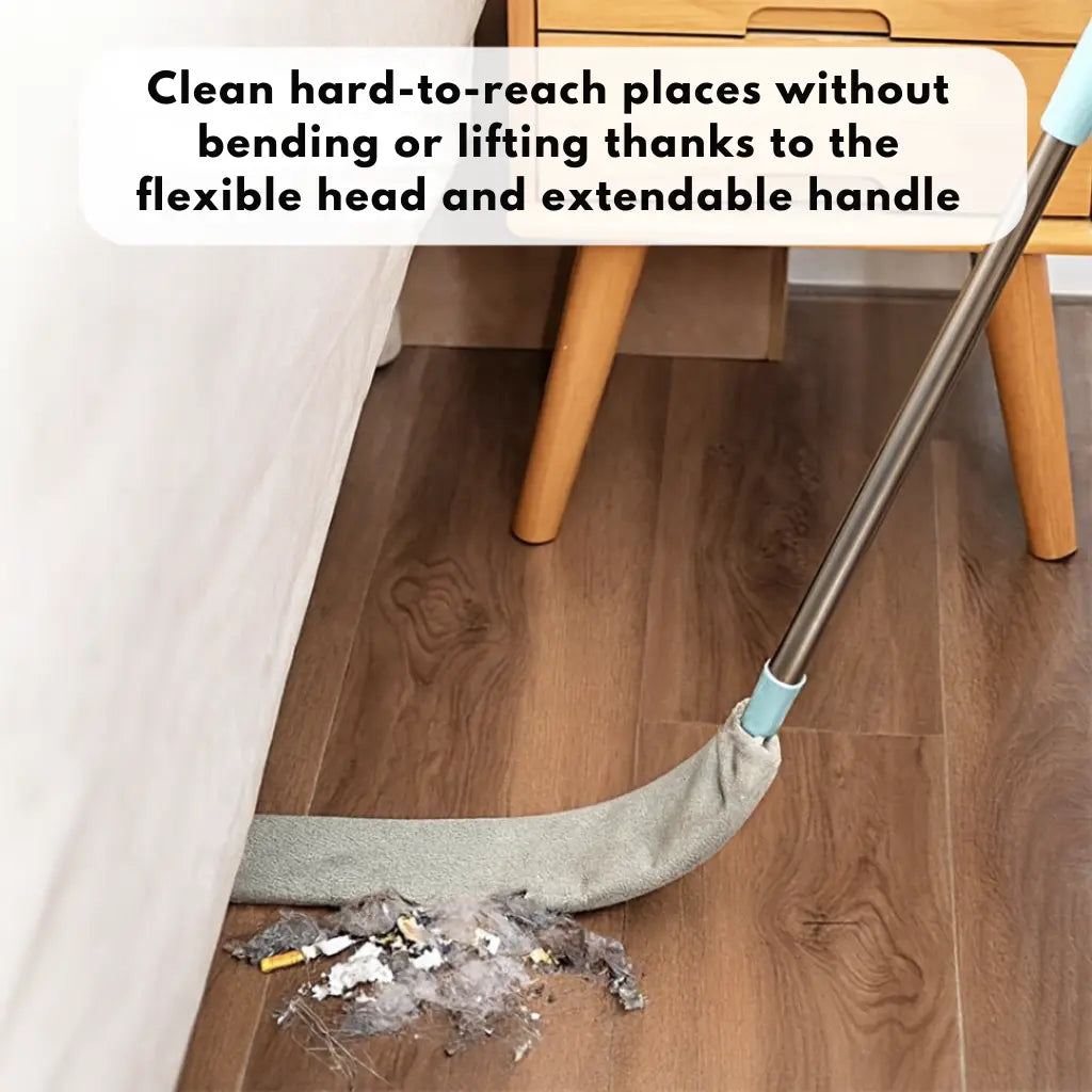Microfiber Duster Bendable Head Extendable Stainless Steel Handle