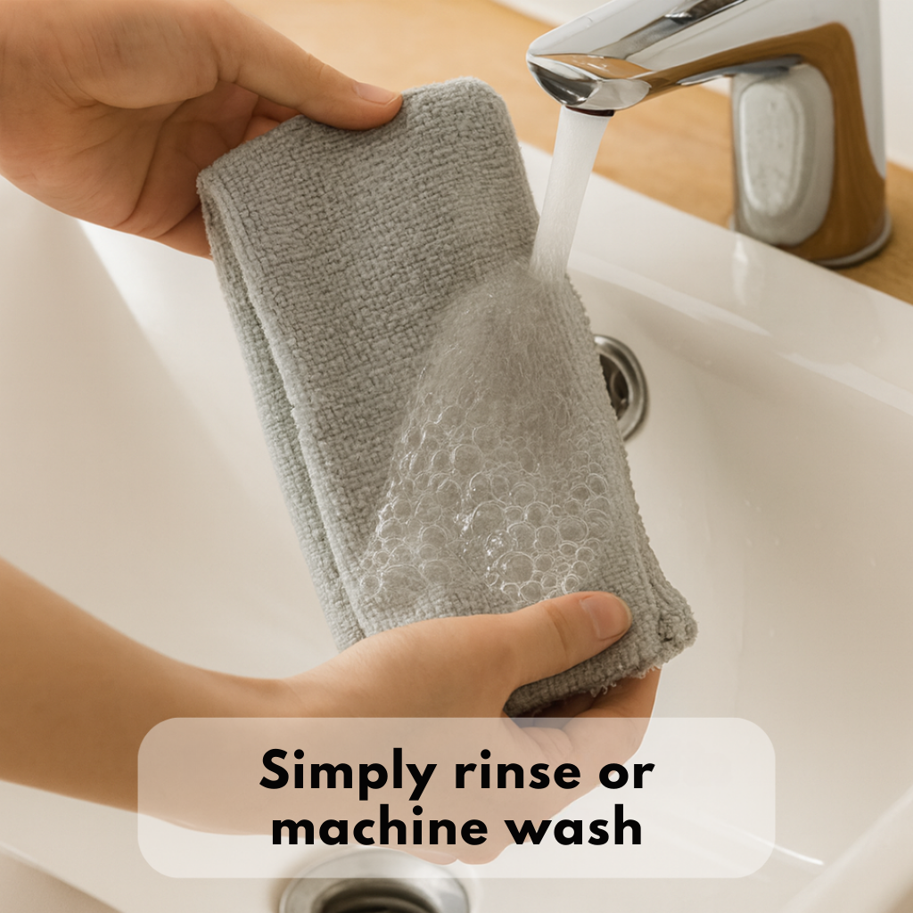 Microfiber Duster Flexible Head Stainless Steel Handle Machine-Washable Covers