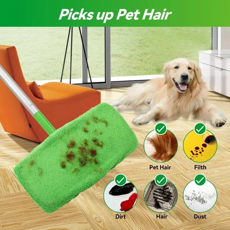 Microfiber Mop Pads Set of 6 Reusable Machine Washable